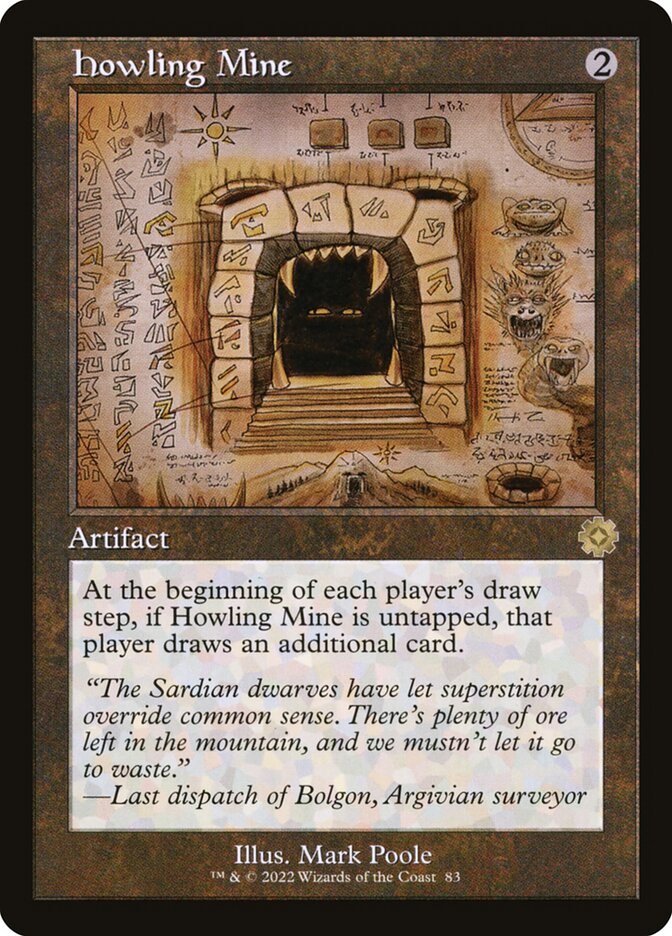Mina Uivadora / Howling Mine - Magic: The Gathering - MoxLand