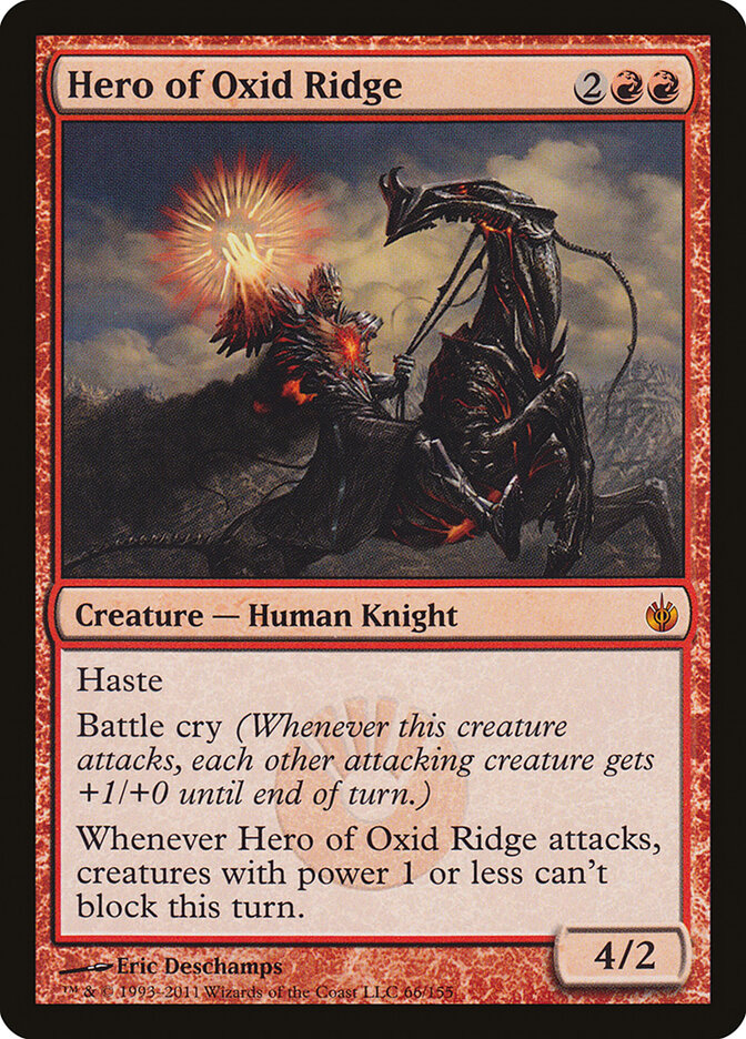 Herói da Cordilheira Óxida / Hero of Oxid Ridge - Magic: The Gathering - MoxLand