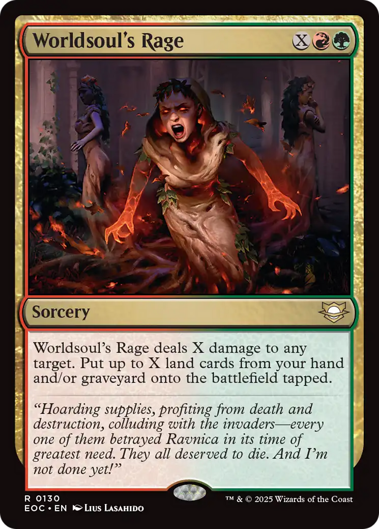 Fúria da Anima Mundi / Worldsoul's Rage - Magic: The Gathering - MoxLand