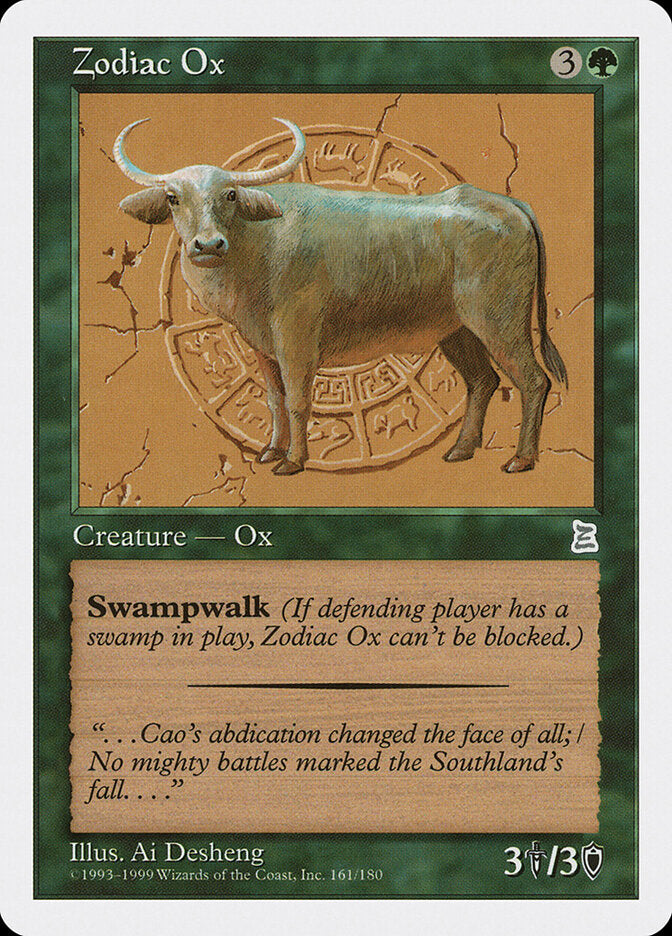 Zodiac Ox - Magic: The Gathering - MoxLand