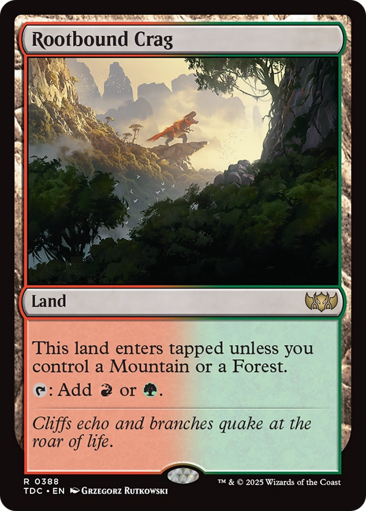 Penhasco do Raizame / Rootbound Crag - Magic: The Gathering - MoxLand