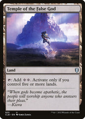 Templo do Falso Deus / Temple of the False God - Magic: The Gathering - MoxLand