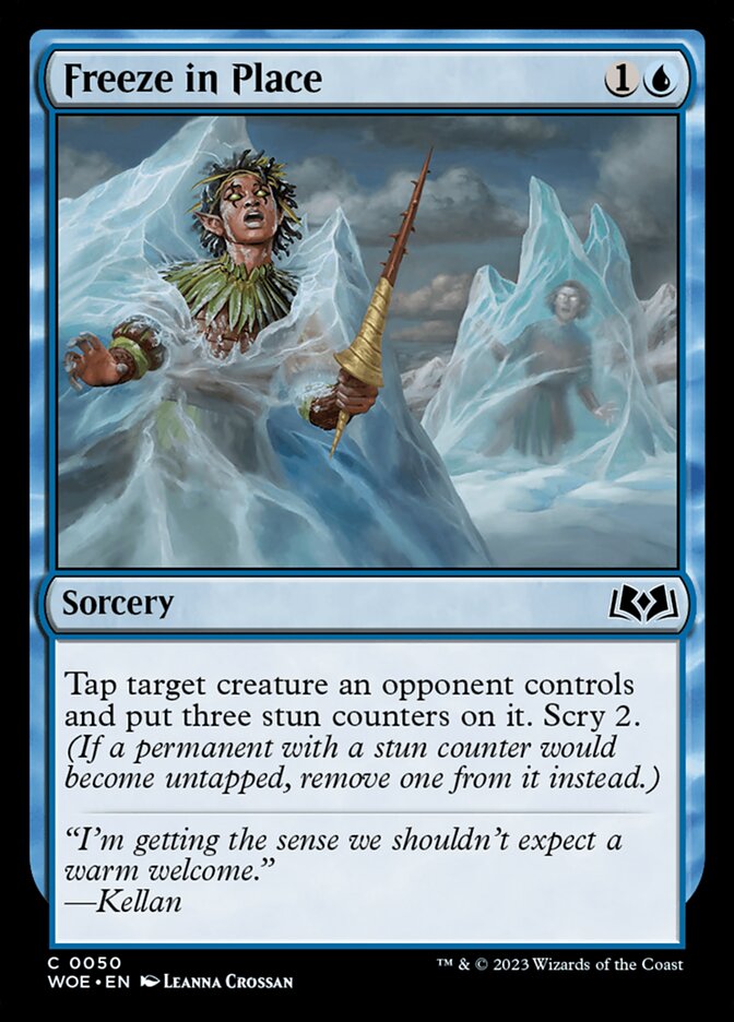 Congelamento Paralisante / Freeze in Place - Magic: The Gathering - MoxLand