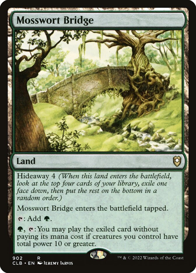 Ponte Musgomosto / Mosswort Bridge - Magic: The Gathering - MoxLand