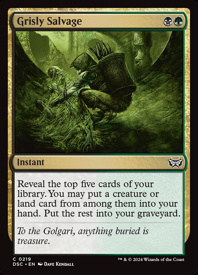Salvamento Macabro / Grisly Salvage - Magic: The Gathering - MoxLand