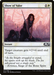 Demonstração de Bravura / Show of Valor - Magic: The Gathering - MoxLand