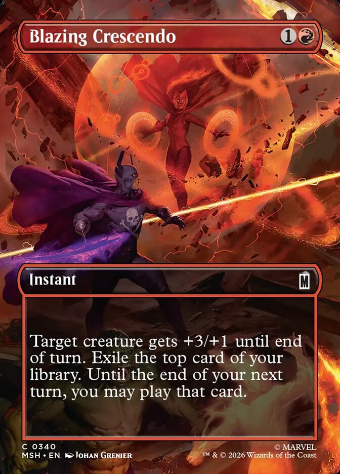 Blazing Crescendo - Magic: The Gathering - MoxLand