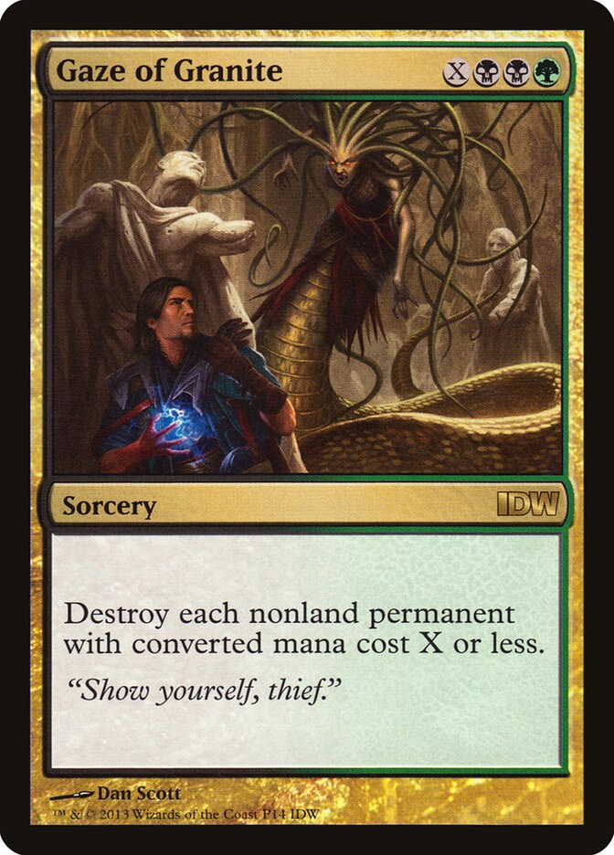Olhar de Granito / Gaze of Granite - Magic: The Gathering - MoxLand