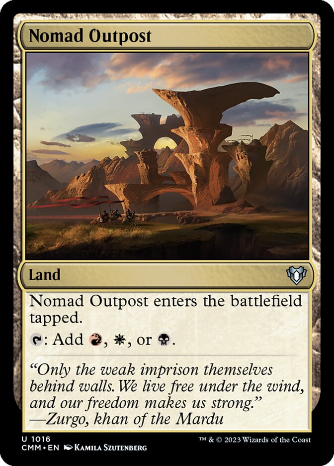 Posto Avançado Nômade / Nomad Outpost - Magic: The Gathering - MoxLand