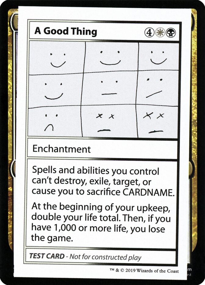 A Good Thing - Magic: The Gathering - MoxLand