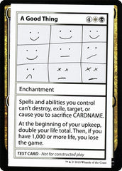 A Good Thing - Magic: The Gathering - MoxLand