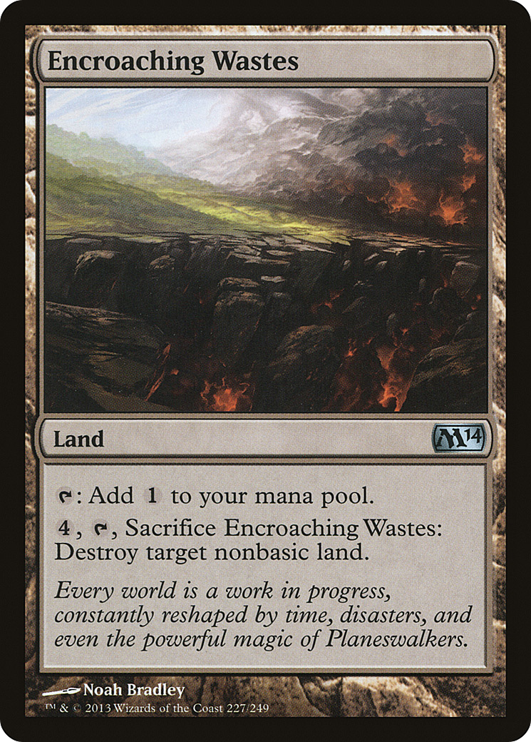 Terras Invasoras / Encroaching Wastes - Magic: The Gathering - MoxLand
