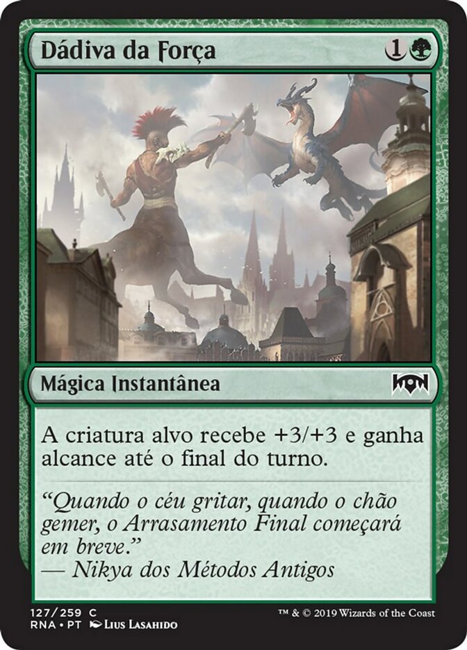 Dádiva da Força / Gift of Strength - Magic: The Gathering - MoxLand