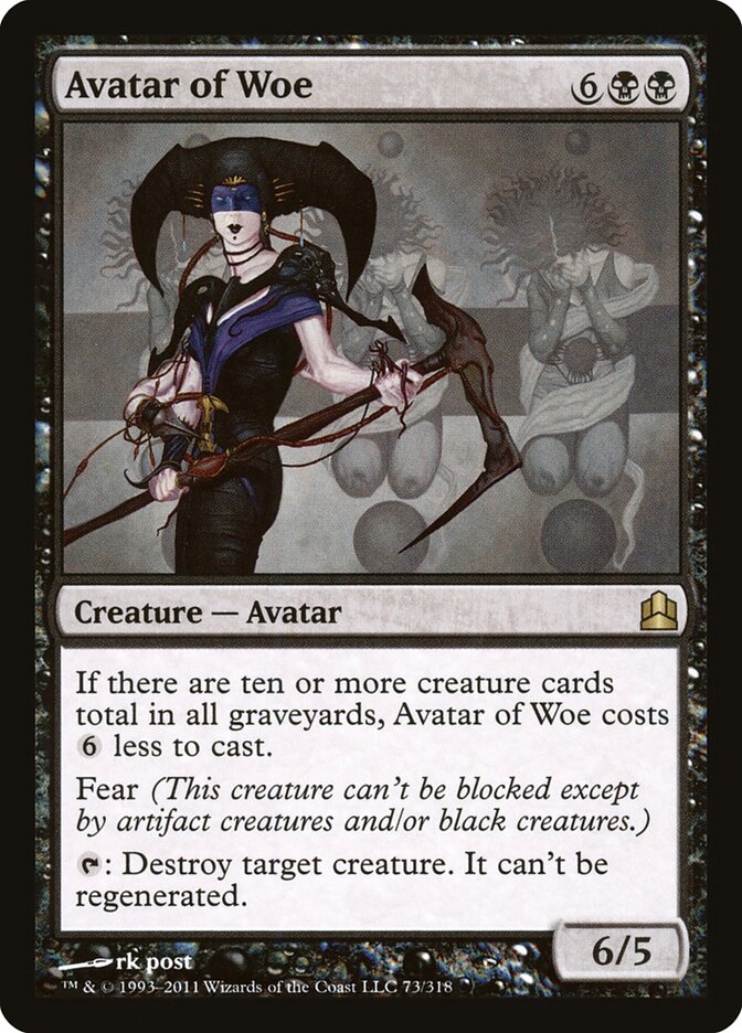 Avatar da Mágoa / Avatar of Woe - Magic: The Gathering - MoxLand