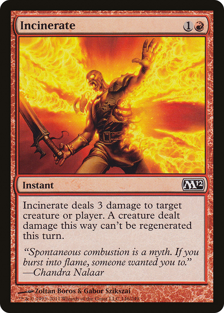 Incinerar / Incinerate - Magic: The Gathering - MoxLand
