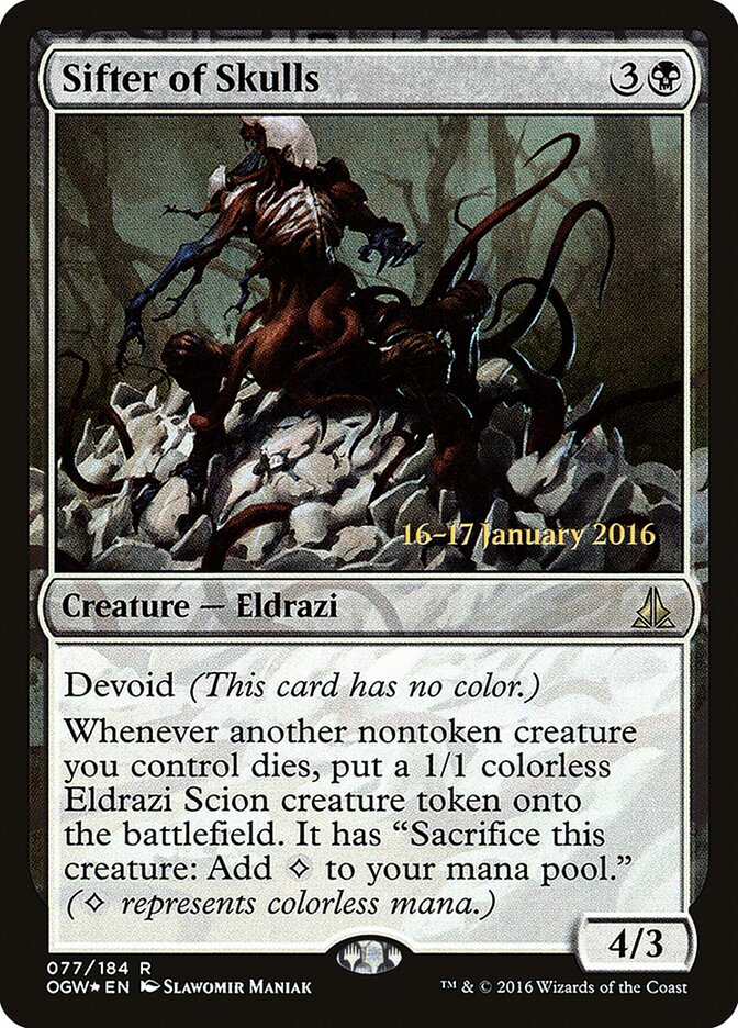 Peneirador de Crânios / Sifter of Skulls - Magic: The Gathering - MoxLand