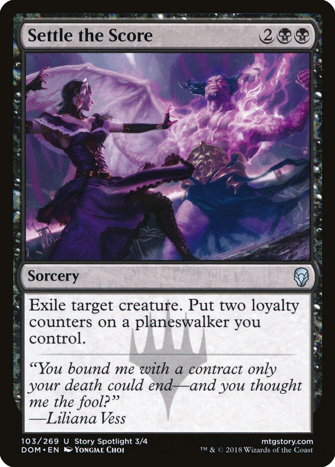Ajustar as Contas / Settle the Score - Magic: The Gathering - MoxLand
