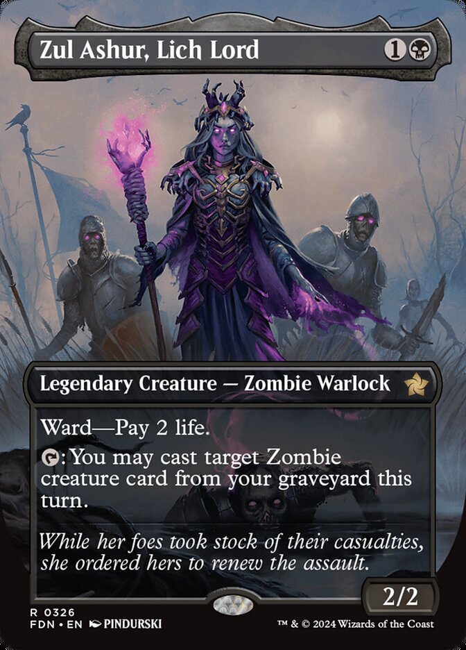 Zul Ashur, Senhora Lich / Zul Ashur, Lich Lord - Magic: The Gathering - MoxLand