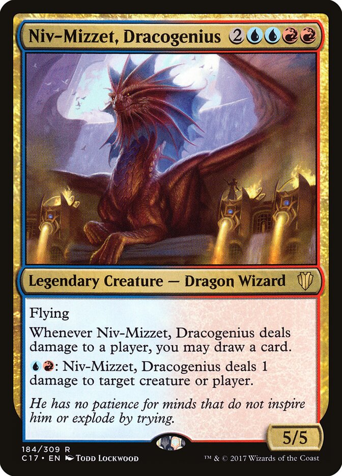 Niv-Mizzet, Dracogênio / Niv-Mizzet, Dracogenius - Magic: The Gathering - MoxLand