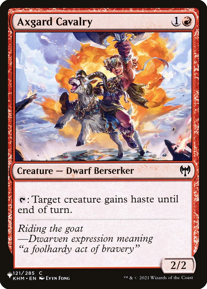 Cavalaria de Axgard / Axgard Cavalry - Magic: The Gathering - MoxLand