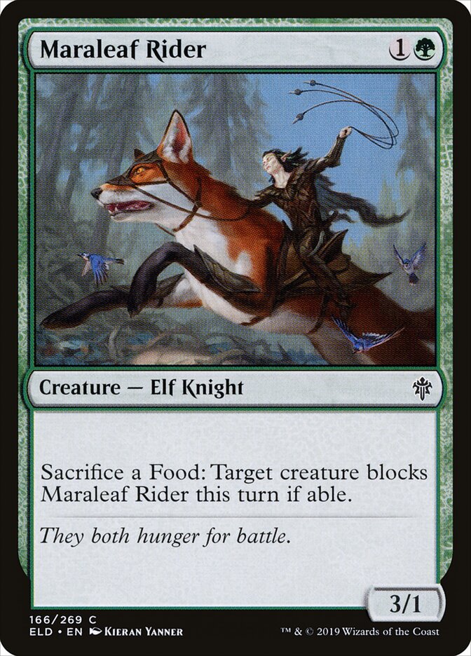 Ginete Marafolha / Maraleaf Rider - Magic: The Gathering - MoxLand