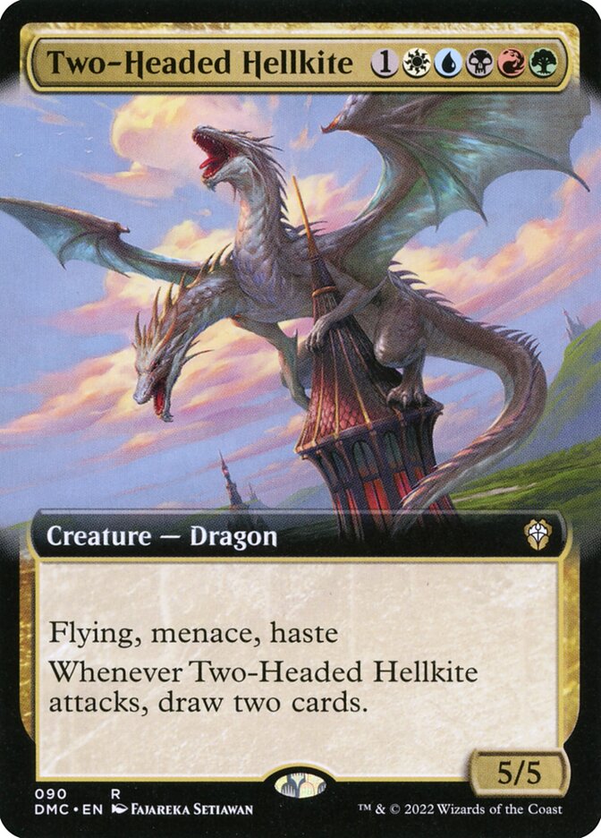 Dragão Avérneo de Duas Cabeças / Two-Headed Hellkite - Magic: The Gathering - MoxLand