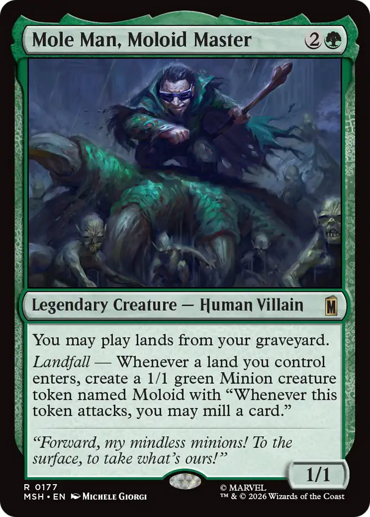 Mole Man, Moloid Master - Magic: The Gathering - MoxLand