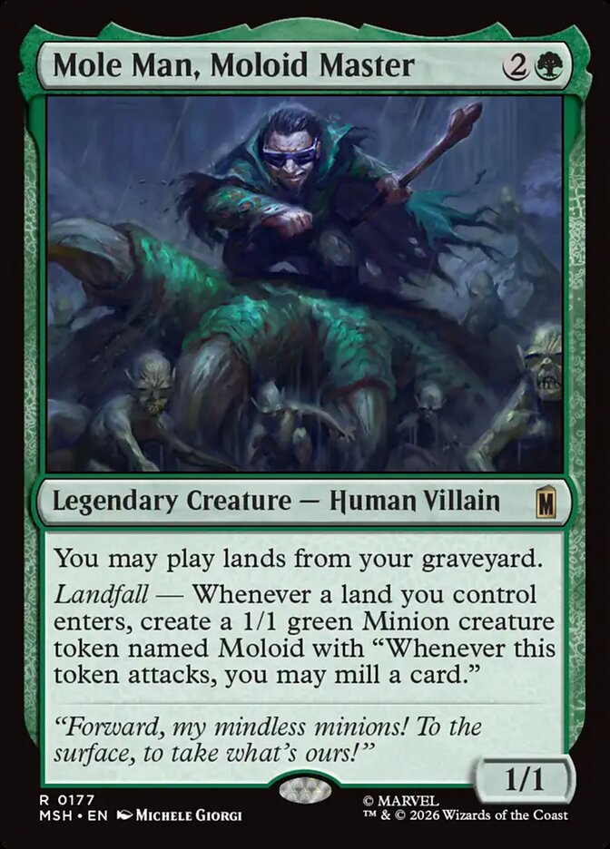 Mole Man, Moloid Master - Magic: The Gathering - MoxLand