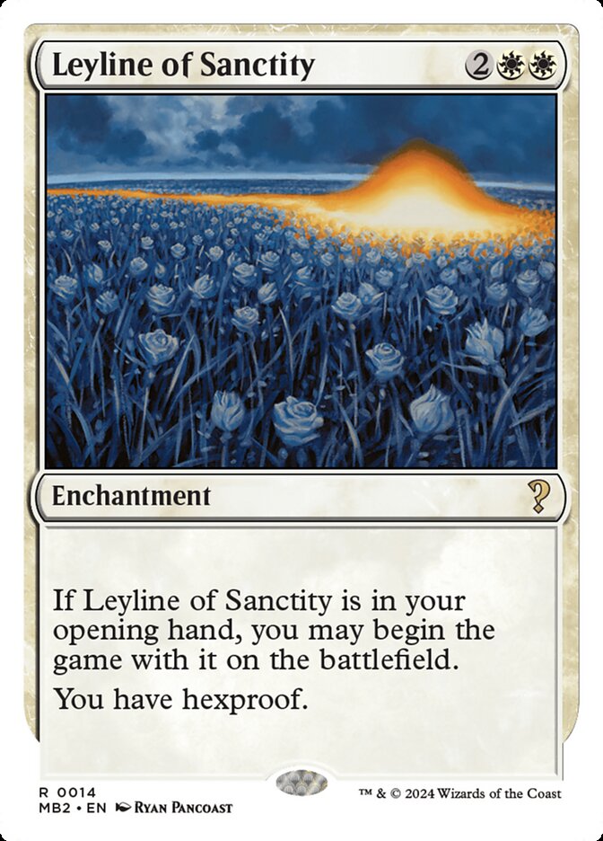 Linha de Força da Santidade / Leyline of Sanctity - Magic: The Gathering - MoxLand