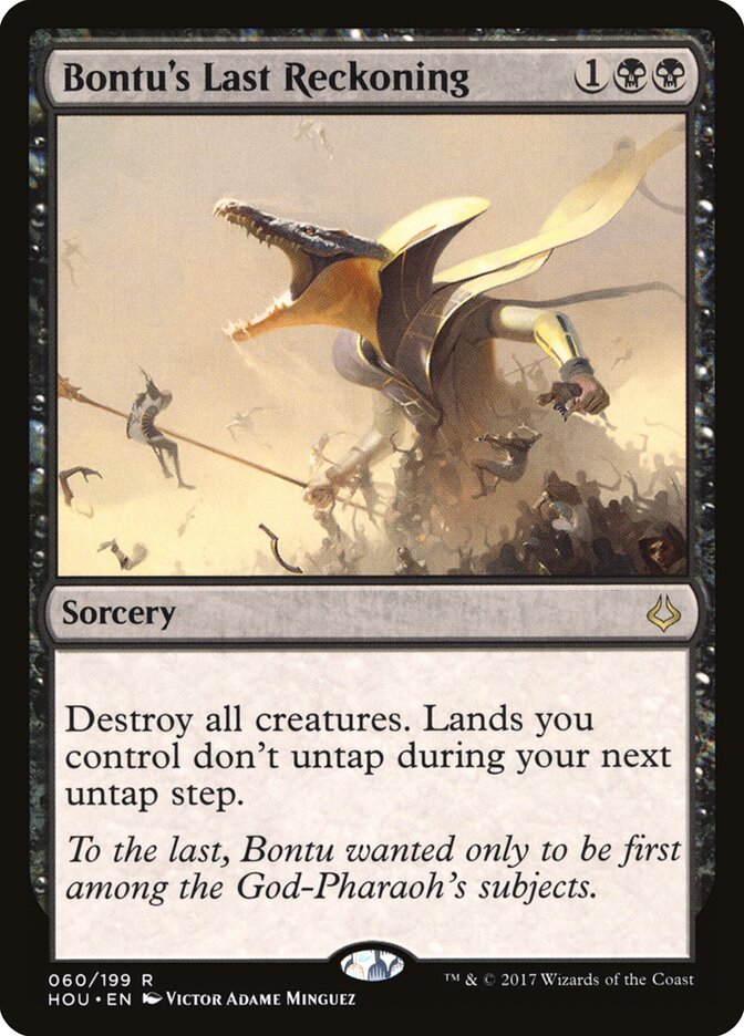 Última Sentença de Bontu / Bontu's Last Reckoning - Magic: The Gathering - MoxLand