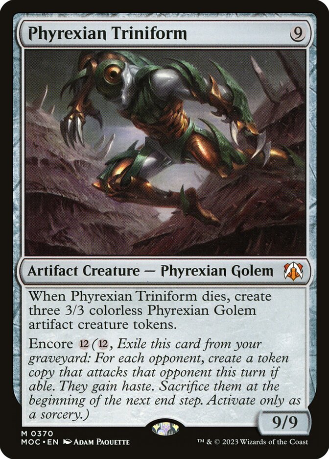 Triniforme Phyrexiano / Phyrexian Triniform - Magic: The Gathering - MoxLand