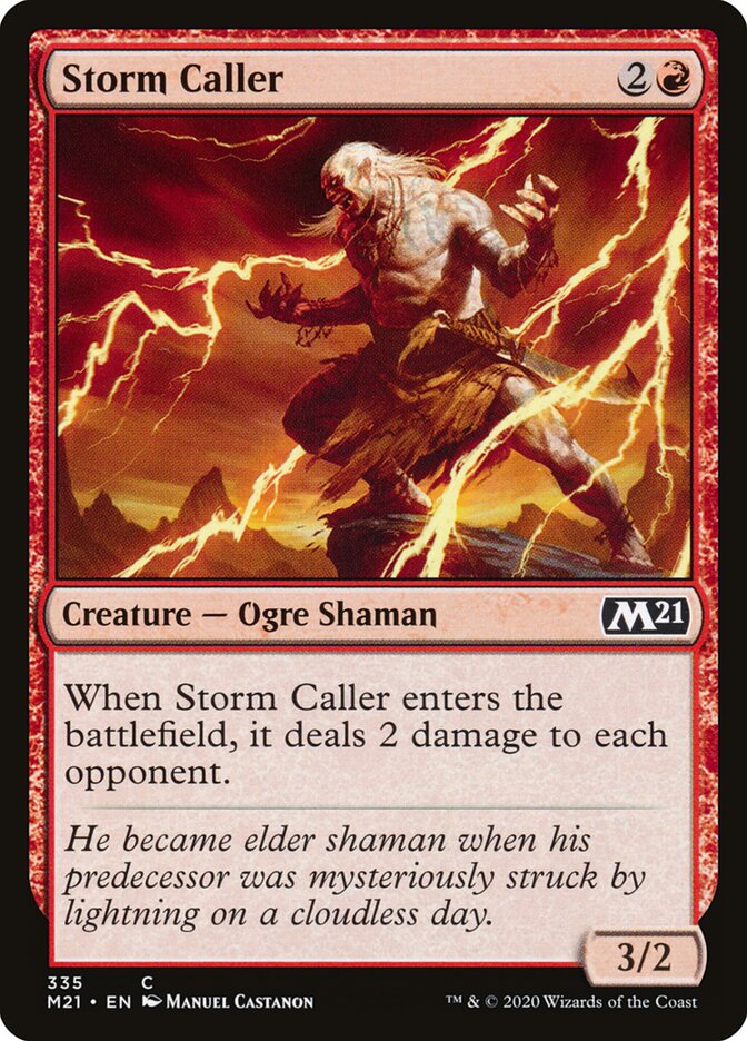 Convocador de Relâmpagos / Storm Caller - Magic: The Gathering - MoxLand