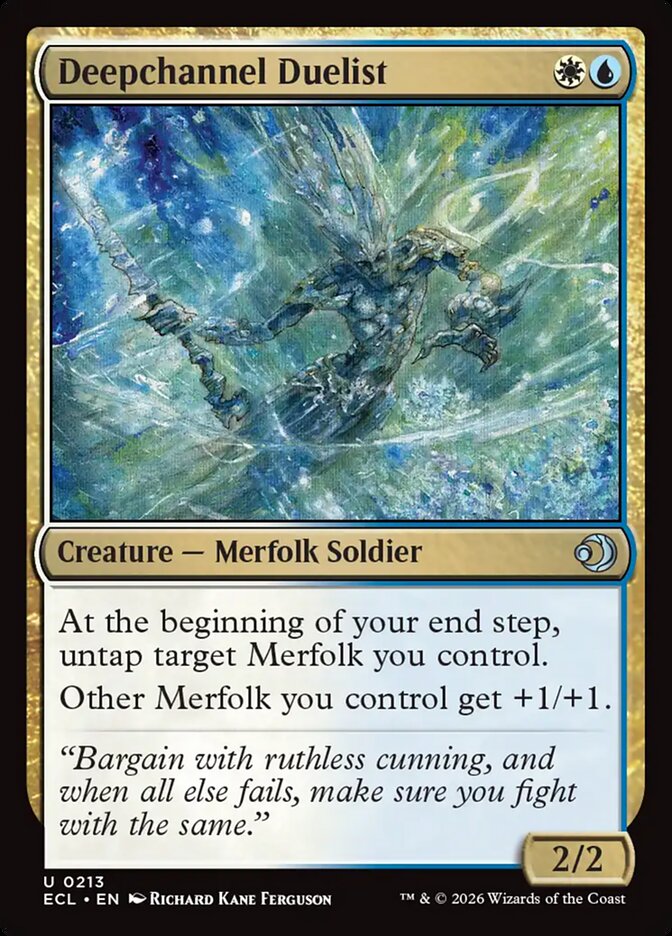 Duelista dos Canais Profundos / Deepchannel Duelist - Magic: The Gathering - MoxLand
