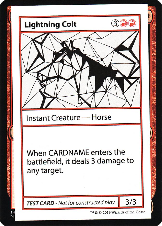Lightning Colt - Magic: The Gathering - MoxLand
