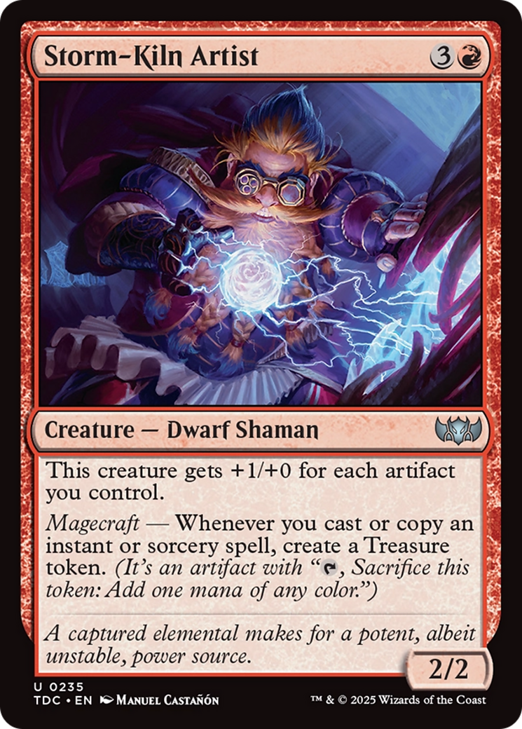Artista da Fornalha Tempestuosa / Storm-Kiln Artist - Magic: The Gathering - MoxLand