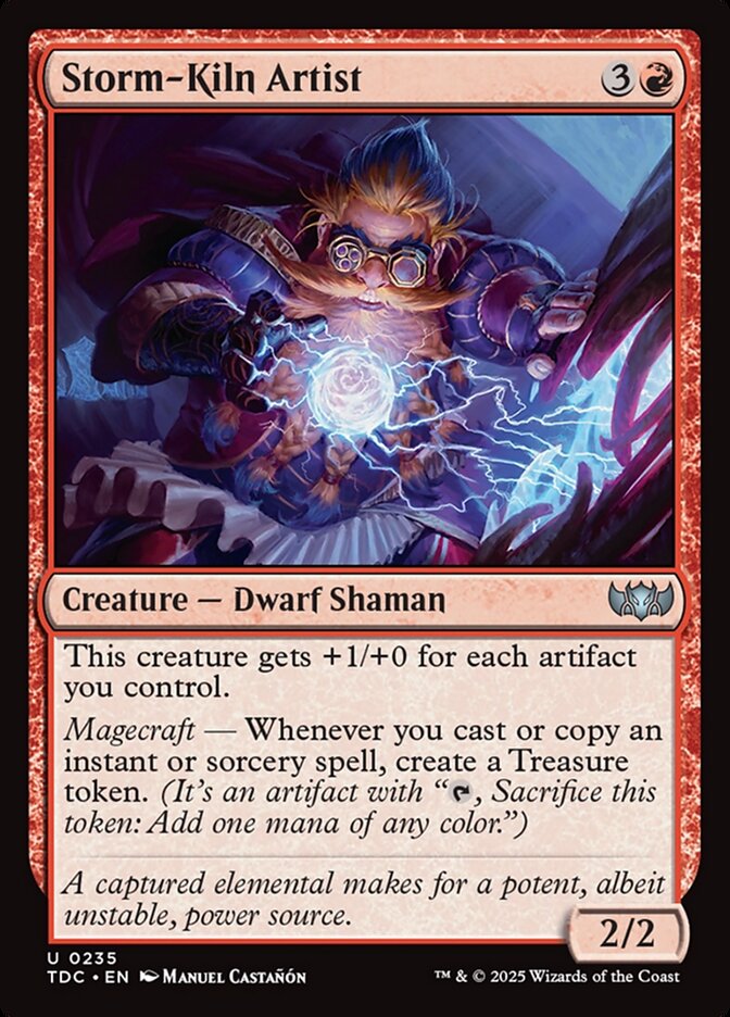Artista da Fornalha Tempestuosa / Storm-Kiln Artist - Magic: The Gathering - MoxLand