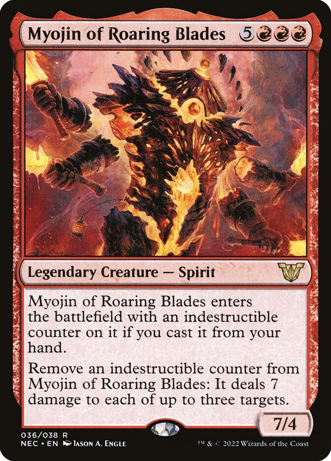 Myojin das Lâminas Ruidosas / Myojin of Roaring Blades - Magic: The Gathering - MoxLand