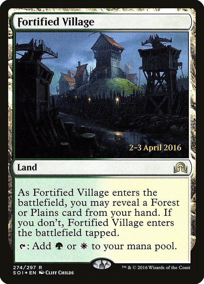 Aldeia Fortificada / Fortified Village - Magic: The Gathering - MoxLand