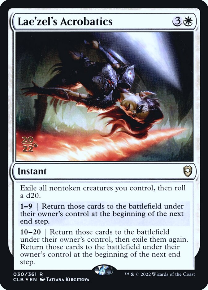 Acrobacia de Lae'zel / Lae'zel's Acrobatics - Magic: The Gathering - MoxLand