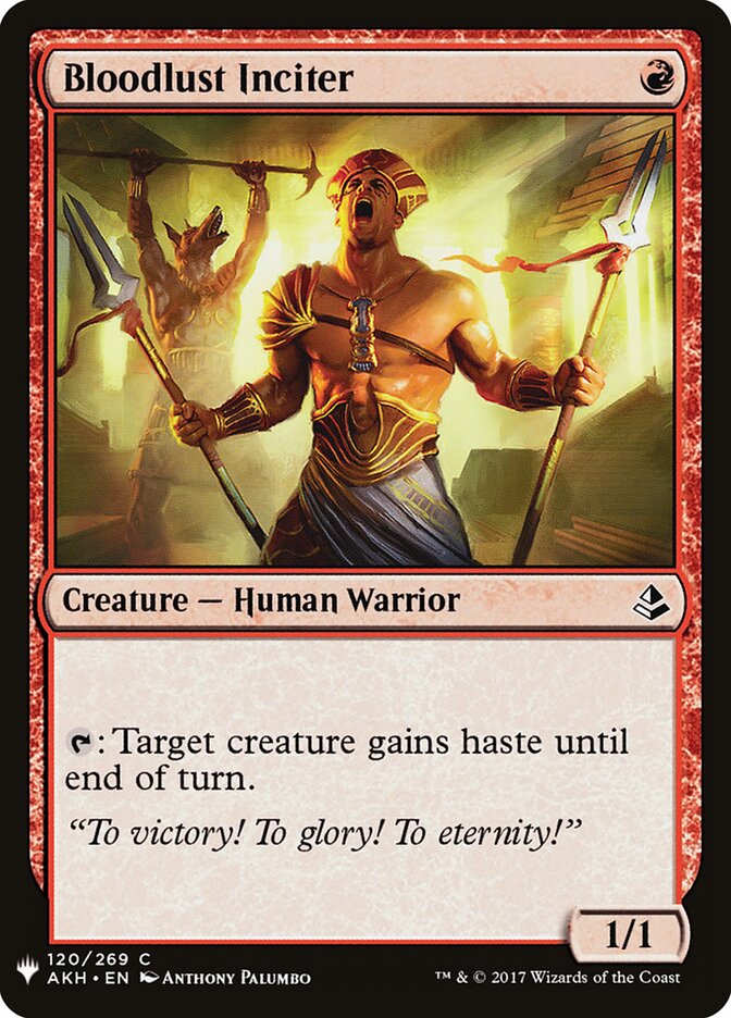 Incitador da Sede de Sangue / Bloodlust Inciter - Magic: The Gathering - MoxLand
