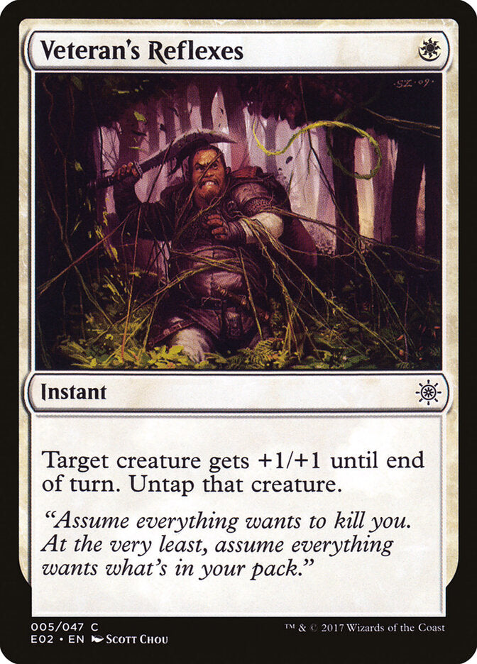 Reflexos do Veterano / Veteran's Reflexes - Magic: The Gathering - MoxLand