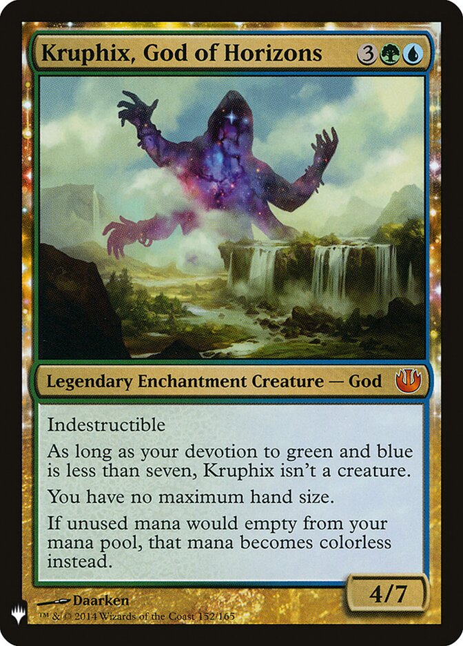 Crufix, Deus dos Horizontes / Kruphix, God of Horizons - Magic: The Gathering - MoxLand