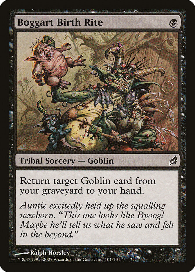 Rito de Nascimento Papão / Boggart Birth Rite - Magic: The Gathering - MoxLand