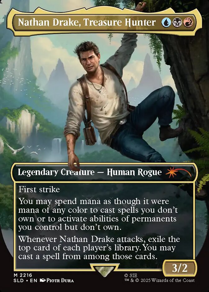 Nathan Drake, Treasure Hunter - Magic: The Gathering - MoxLand