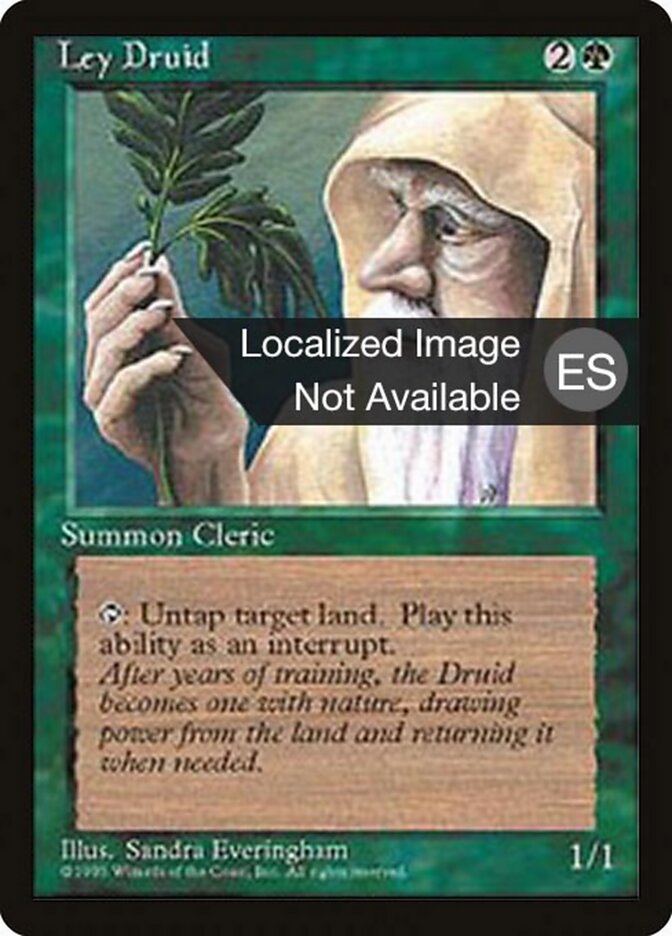 Druida da Pradaria / Ley Druid - Magic: The Gathering - MoxLand