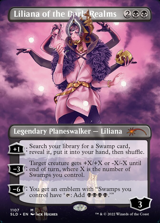 Liliana dos Reinos Sombrios / Liliana of the Dark Realms - Magic: The Gathering - MoxLand