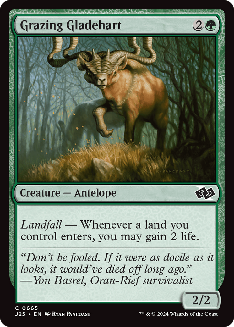 Cervo-de-Clareira Pastejador / Grazing Gladehart - Magic: The Gathering - MoxLand
