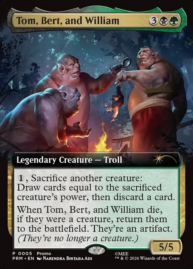 Tom, Bert, and William - Magic: The Gathering - MoxLand