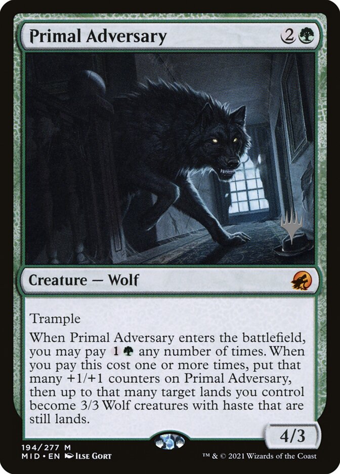 Adversário Primal / Primal Adversary - Magic: The Gathering - MoxLand