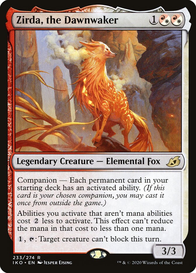 Zirda, o Brilho da Aurora / Zirda, the Dawnwaker - Magic: The Gathering - MoxLand